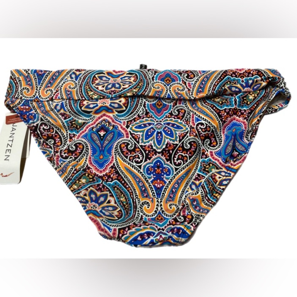 Jantzen Multicolor Paisley Bikini Bottom